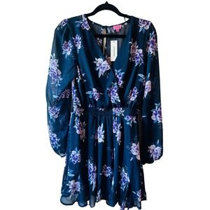 Mi Ami Francesca's Navy Blue Dress Large